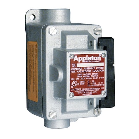 Control Station, 3/4 In, 1 Gang, 10A at 600V MPN:EDSC175-RU2
