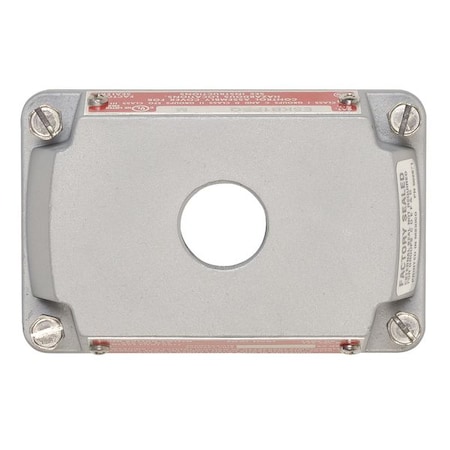 Hazardous Location Cover, Gray, Aluminum MPN:ESKB-1PBQ