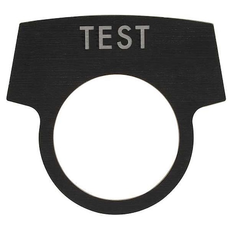 LegendPlate, Fast, White/Black, Half-Round MPN:LNPFASTQ