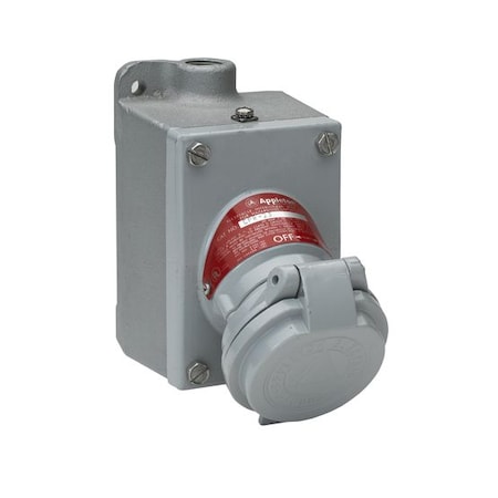 Pin & Sleev Plug, 20A, 3P, 2W, Alum, 125/250V MPN:CPP516