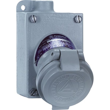 2W 3P 20A Hazardous Pin & Sleeve Receptacle 120/240VAC MPN:CPS152-201