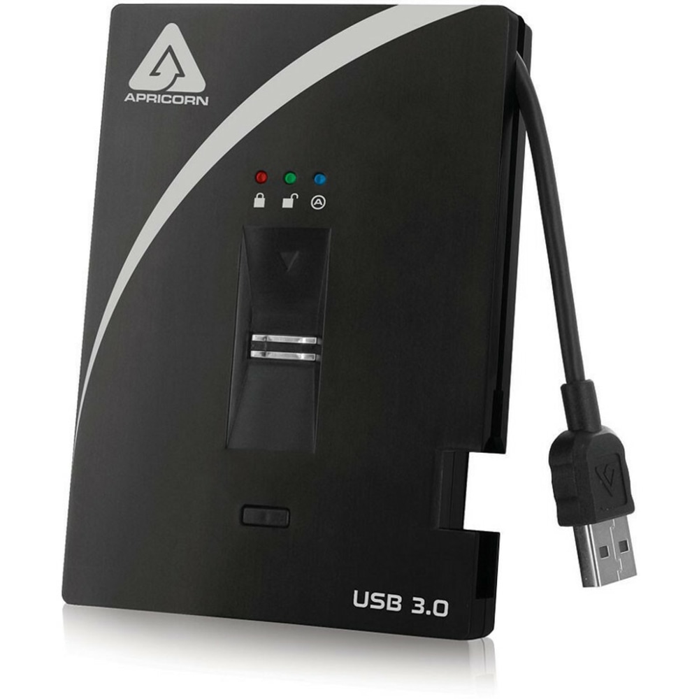 Apricorn Aegis Bio A25-3BIO256-1500 1.50 TB Portable Rugged Hard Drive - External - USB 3.0 - 5400rpm - 3 Year Warranty MPN:A25-3BIO256-1500