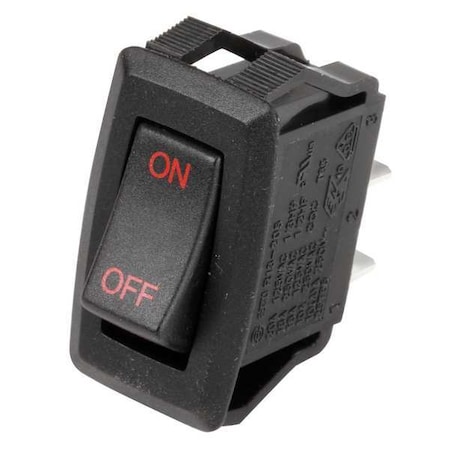 Switch, Rocker, 10A, 125V MPN:2E-1331800