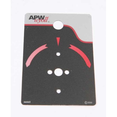 Increase/Decrease Plate MPN:AS-56562