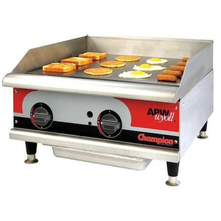 Electric Griddle, W 24 In MPN:EG-24S