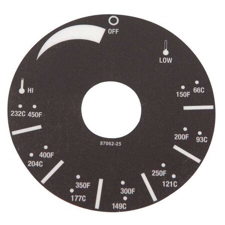 Decal Dial Plate MPN:AS-8706225