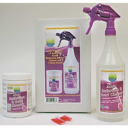 Acidic Bathroom and Bowl Cleaner Kit MPN:4-0982