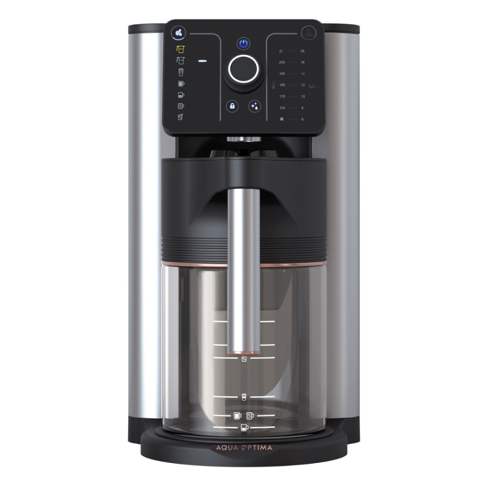 Aqua Optima Aurora 10-Cup Drip Coffee Maker, Silver/Black, ACE002 MPN:ACE002