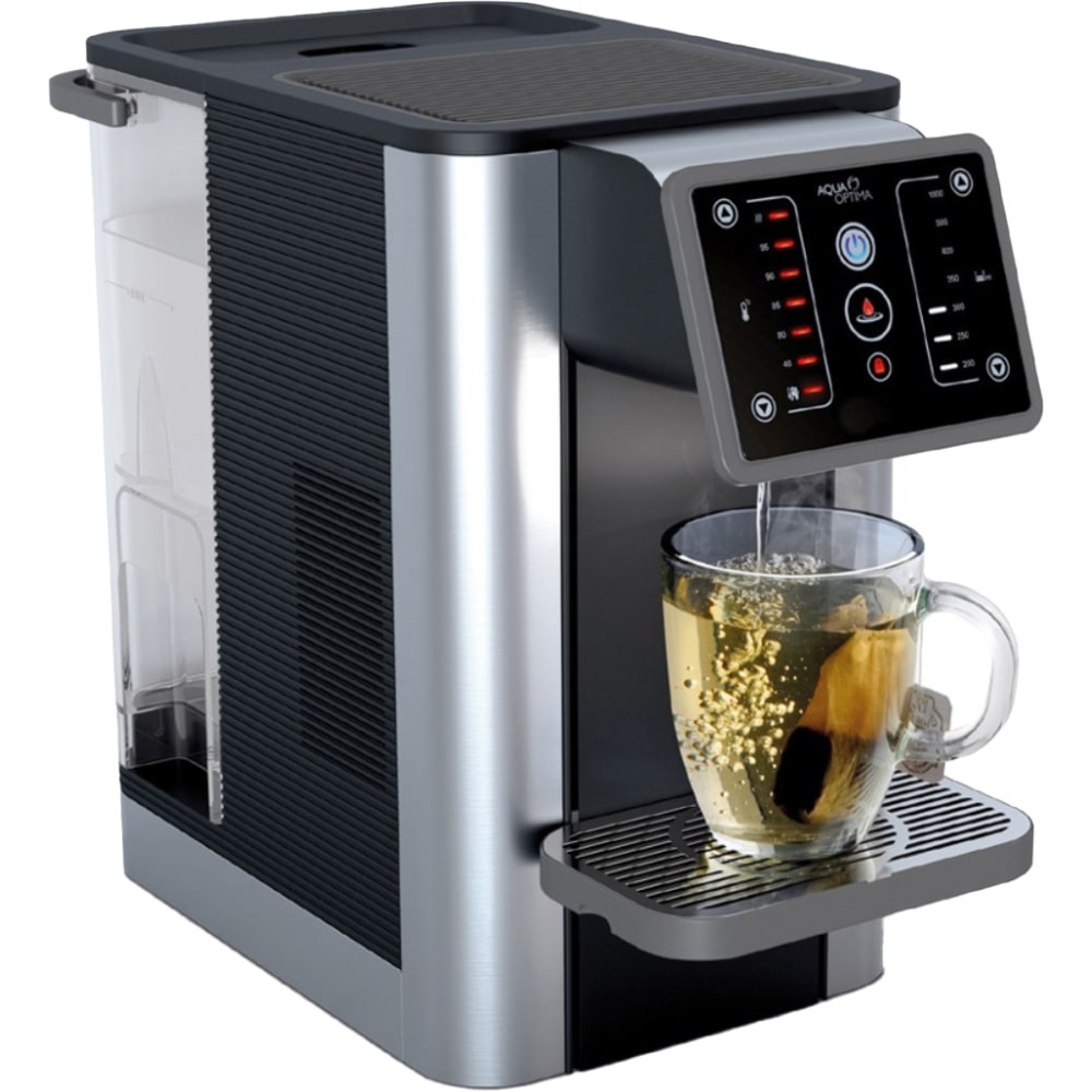 Aqua Optima AUH012 Countertop Hot Water Filtration System, 0.25 Gallon, Black/Silver MPN:AUH012