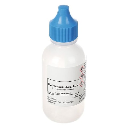 Hydrochloric Acid, 7.7N, 60 mL MPN:HA6207-B
