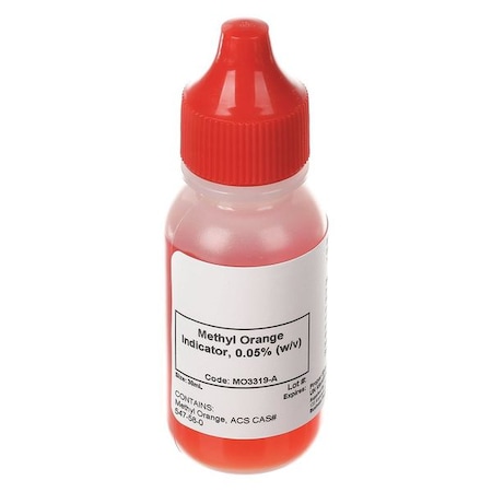 Methyl Orange Indicator, 30 mL MPN:MO3319-A