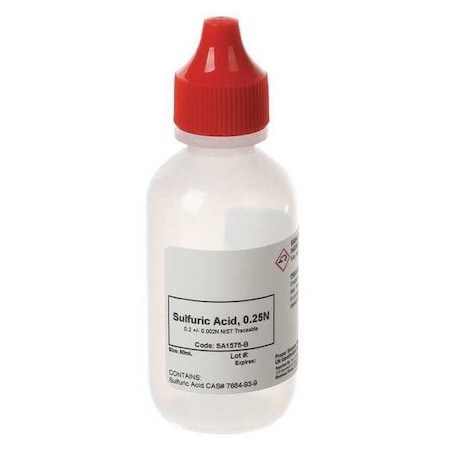Sulfuric Acid, 0.25N, 60 mL MPN:SA1575-B