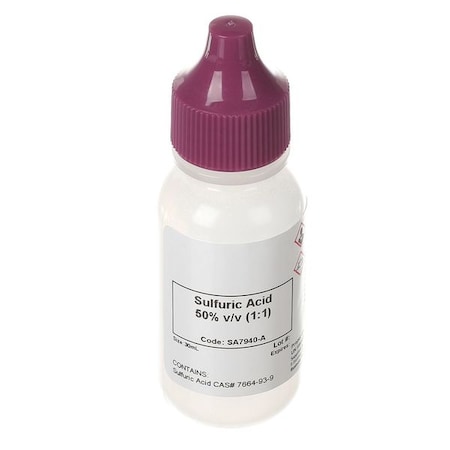 Sulfuric Acid, 50 Percent, 30 mL MPN:SA7940-A