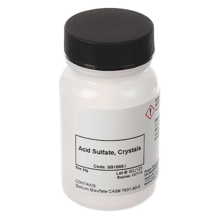 Acid Sulfate, Crystals, 50 g MPN:SB1685-I