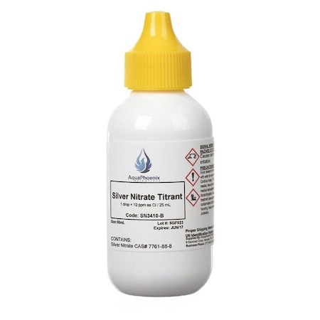 Chloride, (silver Nitrate) Titrant, 60 mL MPN:SN3410-B