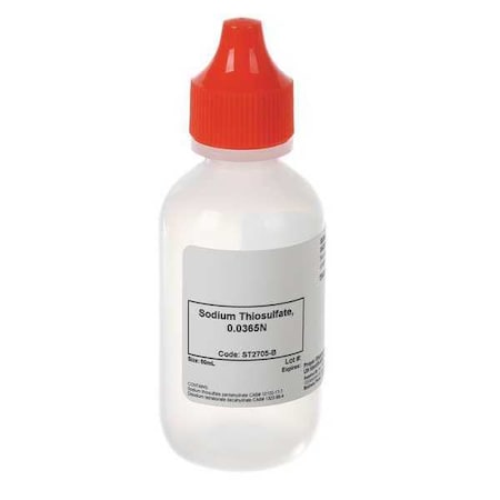 Sodium Thiosulfate, 0.0365N, 60 mL MPN:ST2705-B