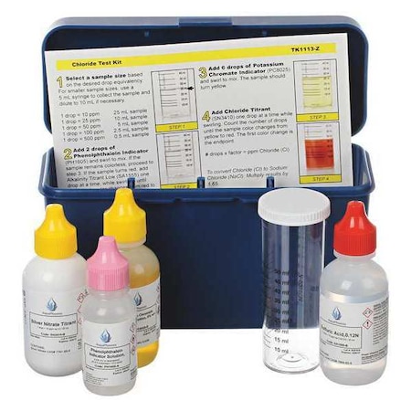Chloride Kit, 10/25/50/100/500ppm As Cl MPN:TK1113-Z