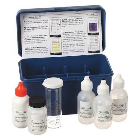 Chlorine Kit, 1Drop - 1 Or 10ppm, Cl2/25mL MPN:TK1120-Z