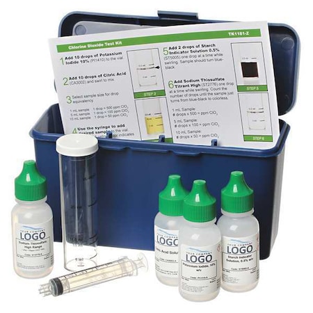 Chlorine Dioxide T Kit, 1Drop- 50ppm/10mL MPN:TK1181-Z