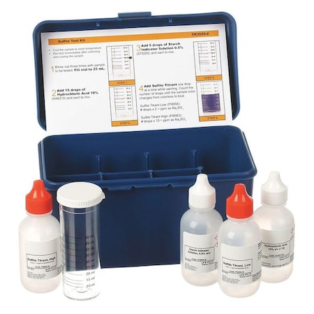 Sulfite TK, 1Drop-2 Or 10 ppm, Na2SO3/25mL MPN:TK3520-Z