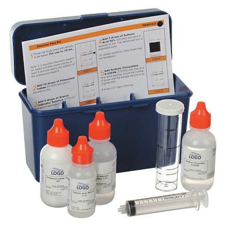 Chlorine Test Kit, 1 Drop - 5ppm/10mL MPN:TK4010-Z
