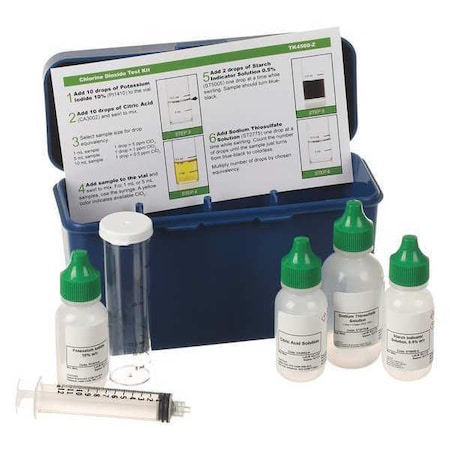 Chlorine Dioxide Kit, 1Dp-.5ppm Cio2/10mL MPN:TK4500-Z