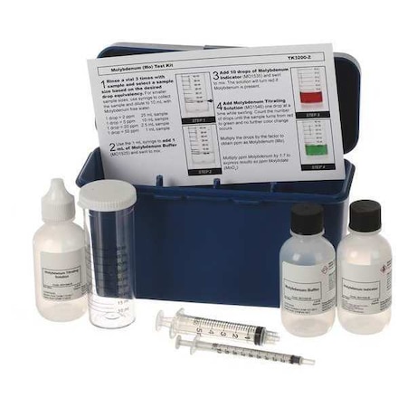 Test Kit, Molybdenum, 2, 5, 20, 50ppm MPN:TK3200-Z