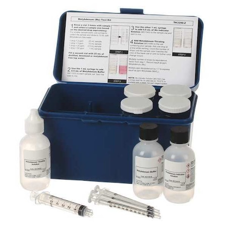 Test Kit, Molybdenum, 2, 5, 20, 50ppm As Mo MPN:TK3290-Z