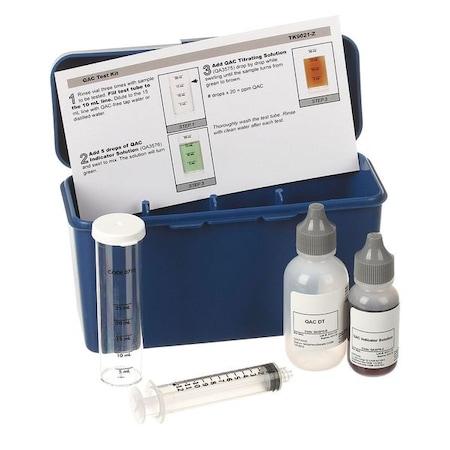 Quat Test Kit, 1 Drop - 20 ppm / 10 mL MPN:TK9021-Z