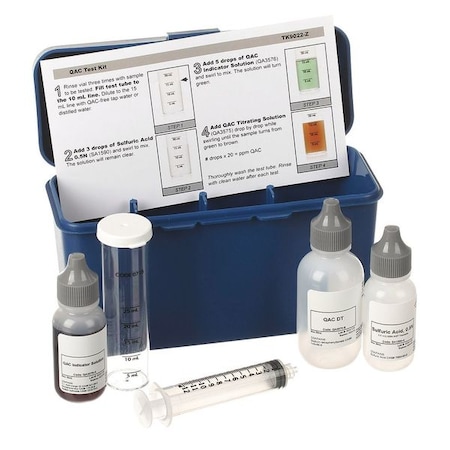 Quat Test Kit, 1 drop - 20 ppm /10 mL MPN:TK9022-Z