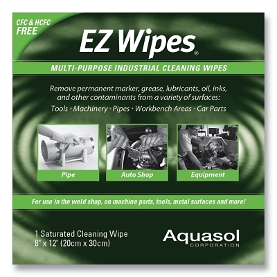 Ez Wipes Two Sided Saturated Cleaning Wipe Sheet MPN:EZW-ONE