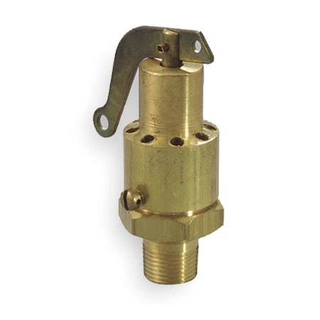 Safety Relief Valve, 1/2 In, 100 psi, Brass MPN:130CA1M1K1-100