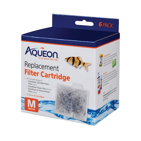 Replacment Filter Cartridges 6Pcs Med 4.9