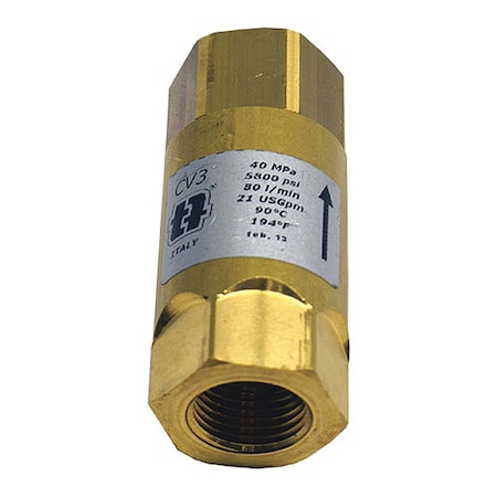 Check Valve 5800psi 1/2 Fx2 MPN:4074000002