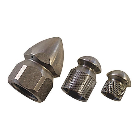 SS Sewer Nozzle, 3 Hole MPN:0124722050