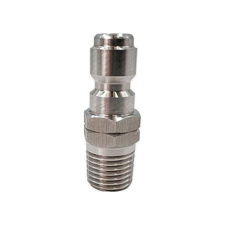 Quick-Connect Plug, SS, Max 4, 000 psi MPN:AL-PLUG1/4MBSS