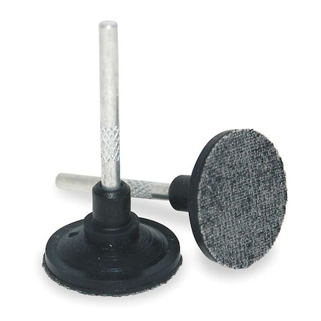 PSA Disc Backup Pad, 1in Dia, 1/8 in Shank MPN:1RWG9
