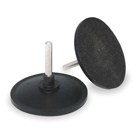 PSA Disc Backup Pad, 3in Dia, 1/4 in Shank MPN:1RWH3