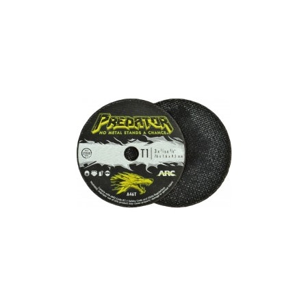 Abrasive Cut-Off Wheel, 3 in Dia, 0.0625 in Thick, A46T Series MPN:903163803