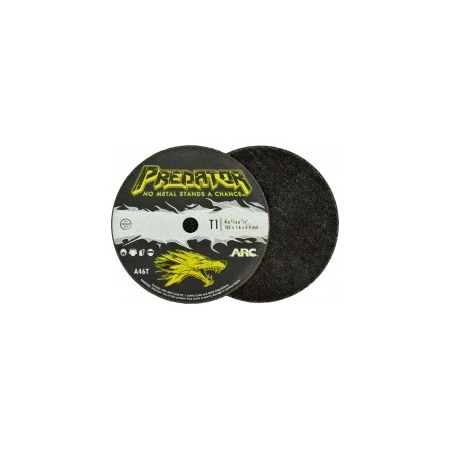 Abrasive Cut-Off Wheel, Type 1, 4 in Dia, 1/16 in Thick, 1/4 in Arbor Hole Size, Aluminum Oxide MPN:904161403W