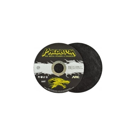 Abrasive Cut-Off Wheel, Type 1, 4 1/2 in Dia, 3/64 in Thick, 7/8 in Arbor Hole Size, Aluminum Oxide MPN:945047805W