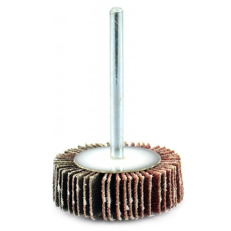 Mounted Flap Wheel, Al Oxide, 80 Grit MPN:11105