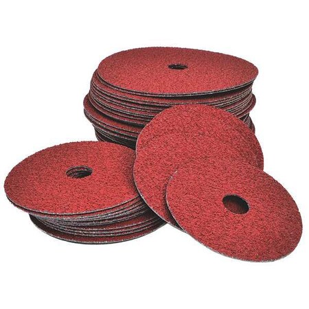 Fiber Disc, 9-1/8 in., 50 Grit, Brown MPN:36936
