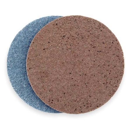 Hook-and-Loop Surface Conditioning Disc, 4 1/2 in Dia, No Hole, Aluminum Oxide, Not Applicable Grit MPN:62013-9