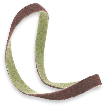 Sanding Belt, 1/2 in W, 18 in L, Non-Woven, Aluminum Oxide, Not Applicable Grit, Medium, Z-WEB MPN:630050182
