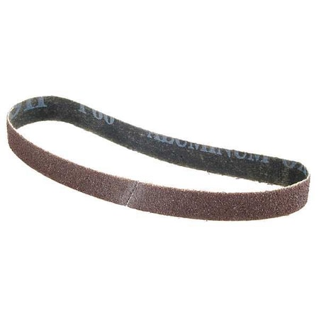 Sanding Belt, 2 in W, 48 in L, Coated, Aluminum Oxide, 60 Grit, Medium, AO/X GP, Brown MPN:70321