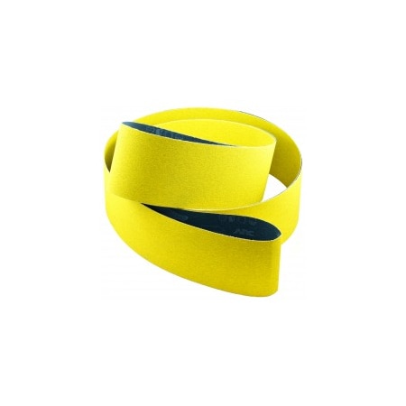 Sanding Belt, 3 in W, 132 in L, Coated, Ceramic, 50 Grit, Coarse, Arc Predator, Yellow MPN:71-030132004