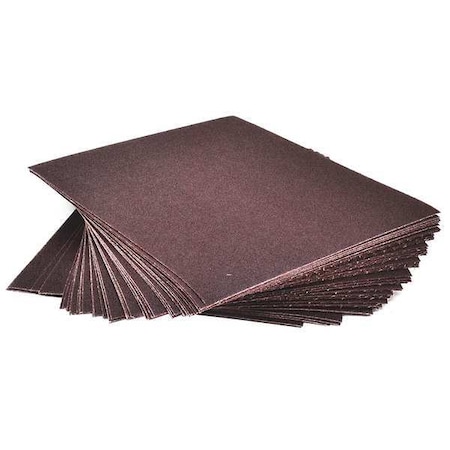 Sandpaper Sheet, 11inL x 9inW, 100 Grit, AO MPN:74106-7