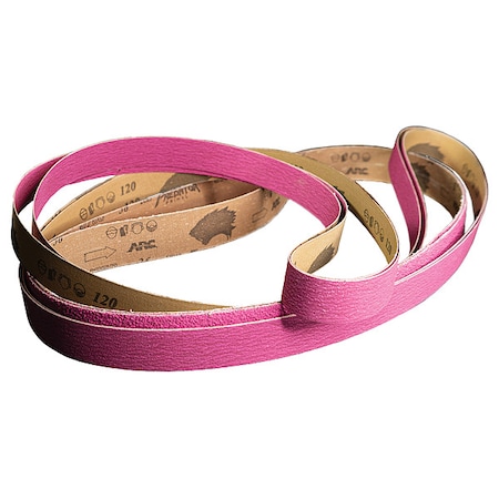 Sanding Belt, Coated, Ceramic, 120 Grit, 120, Predator Ambush MPN:75-005018008