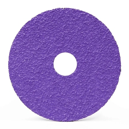 Fiber Disc, Ceramic, 36 Grit, Purple MPN:80-047802
